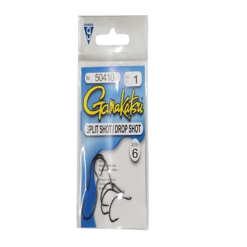 Split Shot/Drop Shot Hook – 1 (6 Pack)