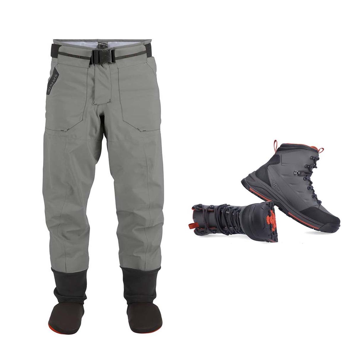 Simms Freestone Waist Waders Set