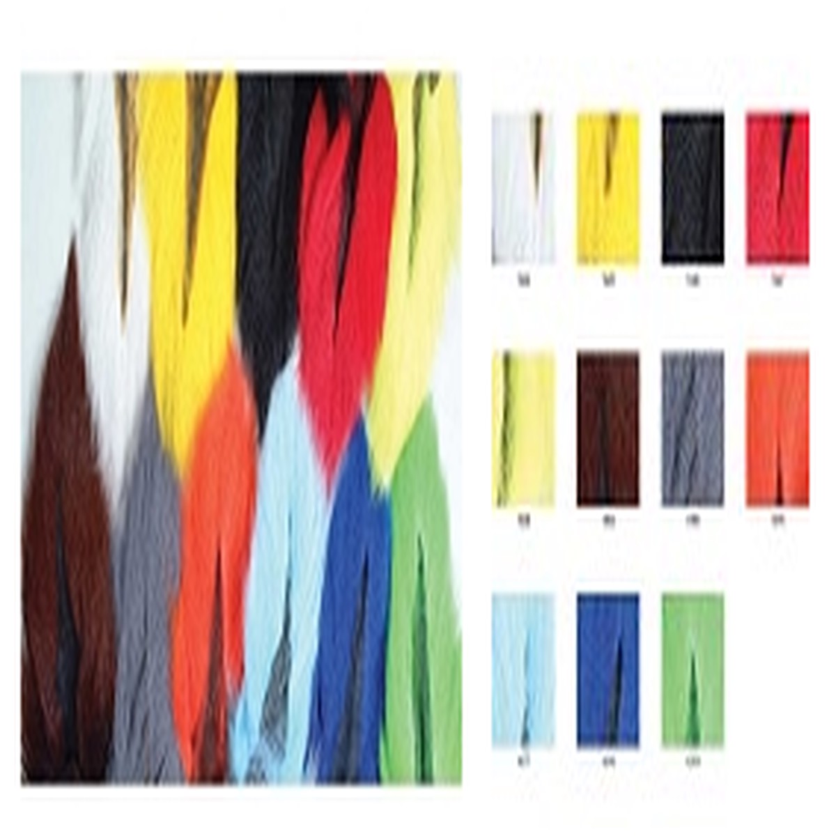 Do-It Bucktail Fluorescent Yellow